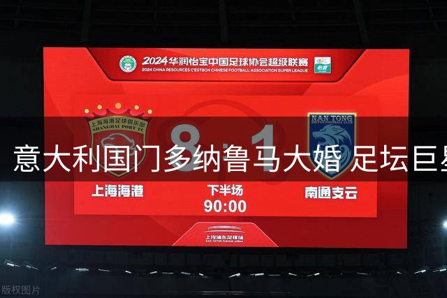 意大利国门多纳鲁马大婚 足坛巨星云集见证浪漫时刻